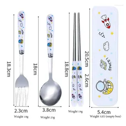 Dinnerware Sets Mixing Spoon Moe Fun Handle Portable Tableware Pocket Mirror Kitchen Accessories Stainless Steel Durable Convenient