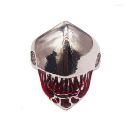 Cluster Rings Qingdao European And American Jewellery Japan South Korea Mocker Armour Special-Shaped Blood Drop Personality Ring
