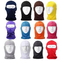 New Classic Lycra Ski Face Mask Bike Bicycle CS Sports Football Mask Balaclava Headband headgear halloween face #2a212s