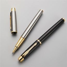 Metal Luxurious Gel Pen Office Business Sign Pens School Writing Students Stationery Supplies All Steel Ballpoint 03767