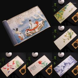 Tea Napkins Chinese Painted Towel Thickened Super Absorbent Multi-functional Table Cleaning Cloth Professional Rag Set