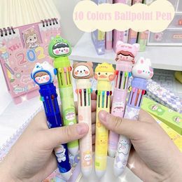 Colours Ballpoint Pen Novelty Kawaii Student Writing Gel Pens Learning Office Supplies