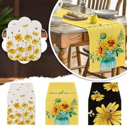 Table Cloth Spring And Summer Atmosphere Home Layout Flag Flower Printed Tablecloth Plaid Decorations For Party