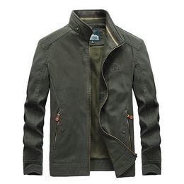 Men's Jackets Quality Casual Jacket Men JP Embroidery Cotton Spring Autumn Mens Jackets Army Green Military Coats Male Chaquetas Hombre M-6XL 230422