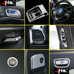 Other Interior Accessories For Jeep Grand Cherokee 2014- Whole Car Chrome Garnish Er Trim Decoration Drop Delivery Mobiles Motorcycle Dhuh1