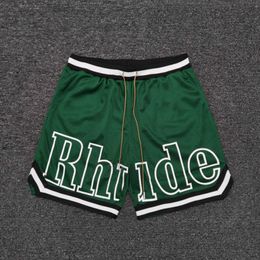 Designer Clothing Rhude 2022SS Classic Shorts Mesh Sorts Coppie Joggers Sportswear Beach Fitness Outdoor in vendita