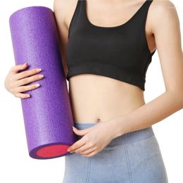 Yoga Blocks 45x15cm PE Column Fitness Muscle Relaxation Roller Massage Stick Solid Foam