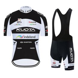 2021 New KUOTA Team Cycling Jersey Short Sleeve Cycling Set Men's Summer Pro Bicycle Wear MTB Bike Shorts Suit Maillot Culott317M