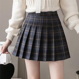 Skirts 2023 Autumn And Winter Arrival Empire Solid Mid Calf Casual Skirt Clothing Bubble Beauty Knitted A Line H808