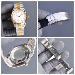 Men's Mechanical Automatic 40MM Stainless Steel White Dial Watch Sapphire Waterproof Folding Classic Strap Montre De Luxe Dhgate