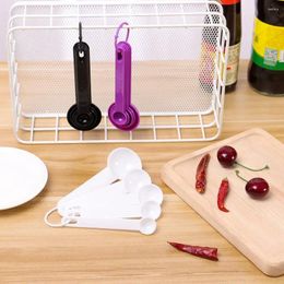 Measuring Tools 5pcs Multi Purpose Cooking Baking Plastic Handle Spoons Accessories