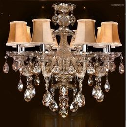 Chandeliers Vintage K9 Modern Crystal Chandelier Lighting Contemporary Hanging Lamp For Living Room Bedroom Dining