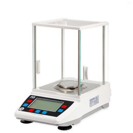 Analytical Balance High Precision 0.0001g 0.1mg Accuracy Digital Electronic Lab Scale Round Tray With Calibration 100g/200g/300g