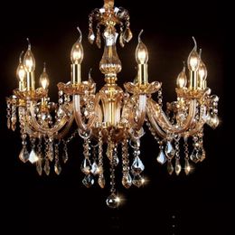 Fashion Modern Crystal Chandelier Dinning Room Lamp candelabra crystal chandeliers Candle For Home european candle chandeliers3264273V