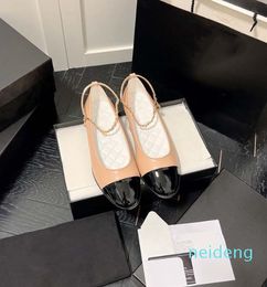 dress Shoes Luxury Designer Ladies Dress Shoes Fashion High Heels Leather Spring Autumn New Style Sandals