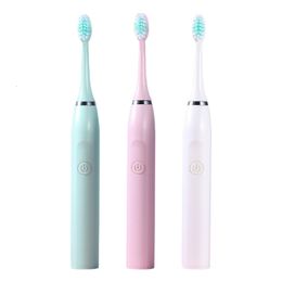 Toothbrush Ultrasonic Electric with 3 Brush Heads One Charge for 180 Days 230421