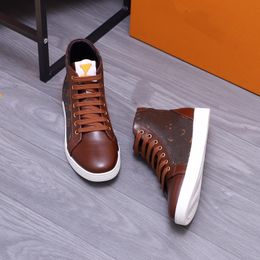 New Designer luxury Casual Shoes Mens Black Trainers Designers High top fashionable Sneakers 38-45 With box