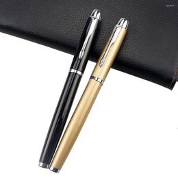 1Pcs Luxury Quality Metal Roller Pen Classic Fashion Ballpoint Business Writing Pens School Office Supplies