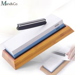 Sharpeners Knife Sharpener Whetstone Dual Side Girt Kitchen Sharpening Stone Grindstone Oilstone Honing Tool 240 600 800 1000 3000 6000 Set 230422