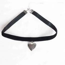 Choker 1Pc DIY Flaming Stripe Locket Openable Pendant Velvet Rope Collar Necklace For Women Family Memory Jewellery Year Gift