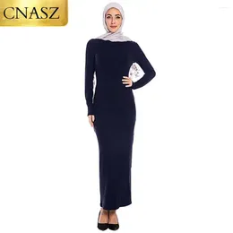 Ethnic Clothing Abaya Muslim Turkish Caftan Marocain Long Sleeve Dress For Women High Quality Soft And Simple Body
