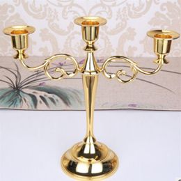 Metal Plated Candle Holders Silver Gold Black 3 Arms 5 Arms Zinc Alloy High Quality Pillar For Wedding Candelabra Candlestick Hold200x