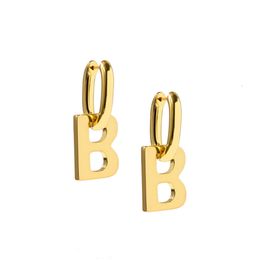 Jewellery bb earrings Paris Fashion Week Fashionable Metal Heavy Industry B Letter Detachable Design Dual Purpose Earrings Earrings Women