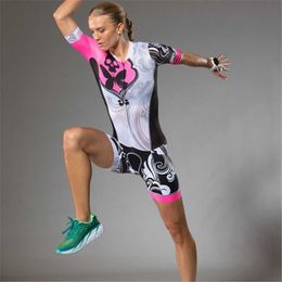 Cycling Jersey Sets Betty Designs Women's Cycling Jumpsuit Triathlon Roller Skating Running Swimming Multifunctional Clothing Bike Skinsuit Maillot J230422