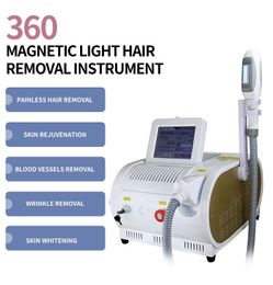 High Performance 480nm/530nm/610nm OPT Laser Hair Removal Depilation Salon 360 Magneto Wrinkle Acne Treatment Pigment Remove Desktop Device