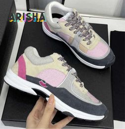 Sandals Luxury Designer Running Shoes Channel Sneakers mens 23ss Sports Shoe Casual Trainers Classic Sneaker Woman shoe 616essT