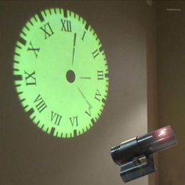 Wall Clocks Creative Analogue LED Digital Light Desk Projection Roma Arabia Clock Remote Control Home Decor US1252N