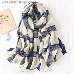 Scarves 90*180cm Scarf women luxury Fashion Brand Designer Winter Hijab Cotton Scarf Women Poncho Shl Bandana Foulard Scarves 2021 newL231122