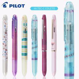 Multi Function Pens 1pcs Limited Pilot Refills Not Include Hi-Tec-C Coleto Pen Body Component Pink Dot Metallic Cute Stationary 230422