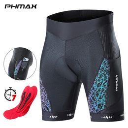 Cycling Shorts PHMAX Summer Mens Bike MTB Shockproof 5D Gel Pad Bib Tights Breathable Road Racing Bicycle Short 231121