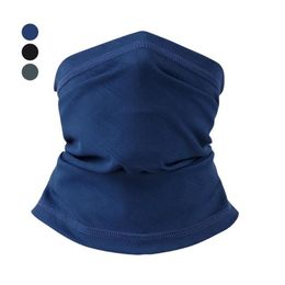 Outdoor Half Face Mask Tactical Summer Ice Scarf Windproof Sunproof Mask Bike Hat Neck Hood Protection for Hunting Climbing3031