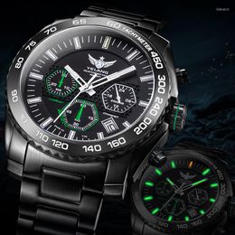 Wristwatches YELANG Men Solar Energy Drive H3 T100 Self Luminous Sapphire Crystal Waterproof 100m Swimming Diver Business Wristwatch V1210