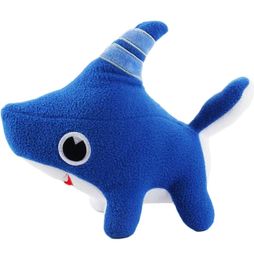 Plush Dolls 28cm Shark Dog Plush Toys Cute Soft Stuffed Cartoon Dolls For Kid Christmas Birthday Gift 230421