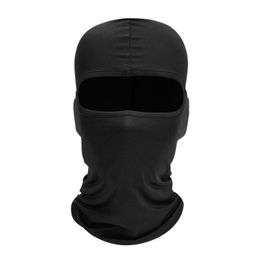 Cycling Caps Masks Motorcycle Clava Hood Fl Face Ski Mask Neck Warmer Windproof Breathable Motocross Biker Anti-Uv Men Helmet Drop Del Dhp8P