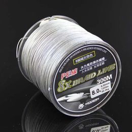 Super Strong 8 strand pe braided fishing line 300m 18LB 20LB 30LB 40LB 50LB 70LB 80LB 130LB 8 strands braided line for fishing336b