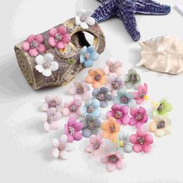 Decorative Flowers Artificial Flower DIY Material Small Fake Mini Silk Head Decoration Bulk Wedding
