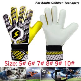 Sports Gloves 1 pair of childrens goalkeeper gloves Professional football specially thickened for full finger protection teenagers 231122