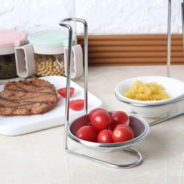 Kitchen Storage Stainless Steel Spoon Rest Lid Holder Vertical Stand Rack Cookware Organiser Accessories Cooking Tools