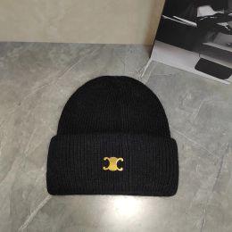 Designer Beanie 2023 Cels 'Malha Chapéu Luxo Crânio Caps Homens e Mulheres Outono e Inverno Coelho Cabelo Quente Marca Casal