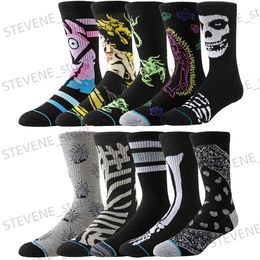 Men's Socks hip hop socks men sport socks skateboard basketball street style funny socks T231122