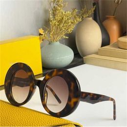 10A Sunglasses for women Designer Retro Round Frame 40089 Women Large Frame Sunglasses Fashion Classic Show Style Tortoiseshell Colour Original Box