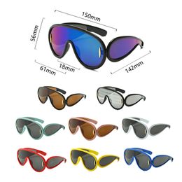 Luxury designer sunglasses fashion brand large frame sunglasses for Women Men Unisex 13 Color Eyewear Fashion Sunglasses Outdoor Sport Running Glasses