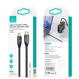 USAMS Hot Sale 240W Type C To Type C PD 240w Fast Charging 1.2m 2m Data Cable For smartphone 15 samsung