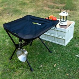 Camp Furniture Low Foldable Camping Stool Carryable Convenient Durable Chair For Fishing