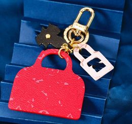 Simple Metal Bag Ornaments Presbyopic Key Pendants Car Key Chain Keychain