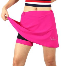 Women Breathable 2-in-1 Cycling Skort with Gel Padded Liner MTB Bike Shorts Quick Dry Athletic Sports Skirt259h